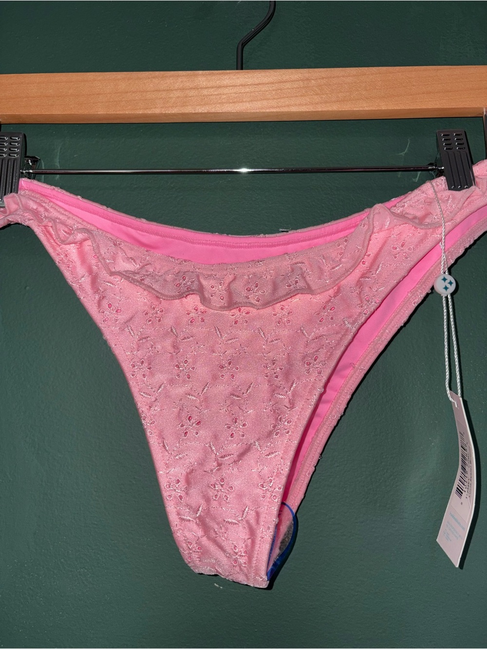 NWT Frankie’s Bikinis Lucia Eyelet Shine Bikini
Bottom - Picture 4 of 7